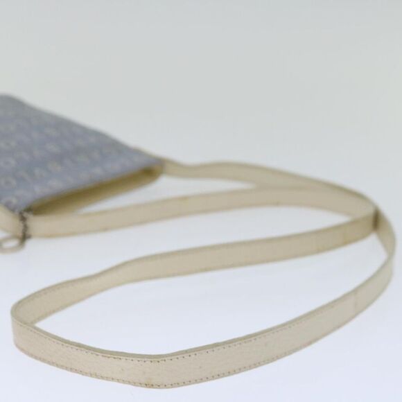 Bulgari Logo Blue Canvas Shoulder Bag (Pre-Owned) - Picture 12 of 16